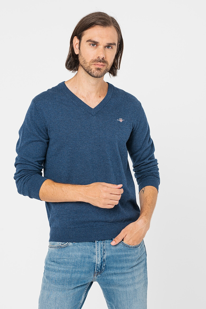 Gant Пуловер Classic с шпиц - Pepit.bg