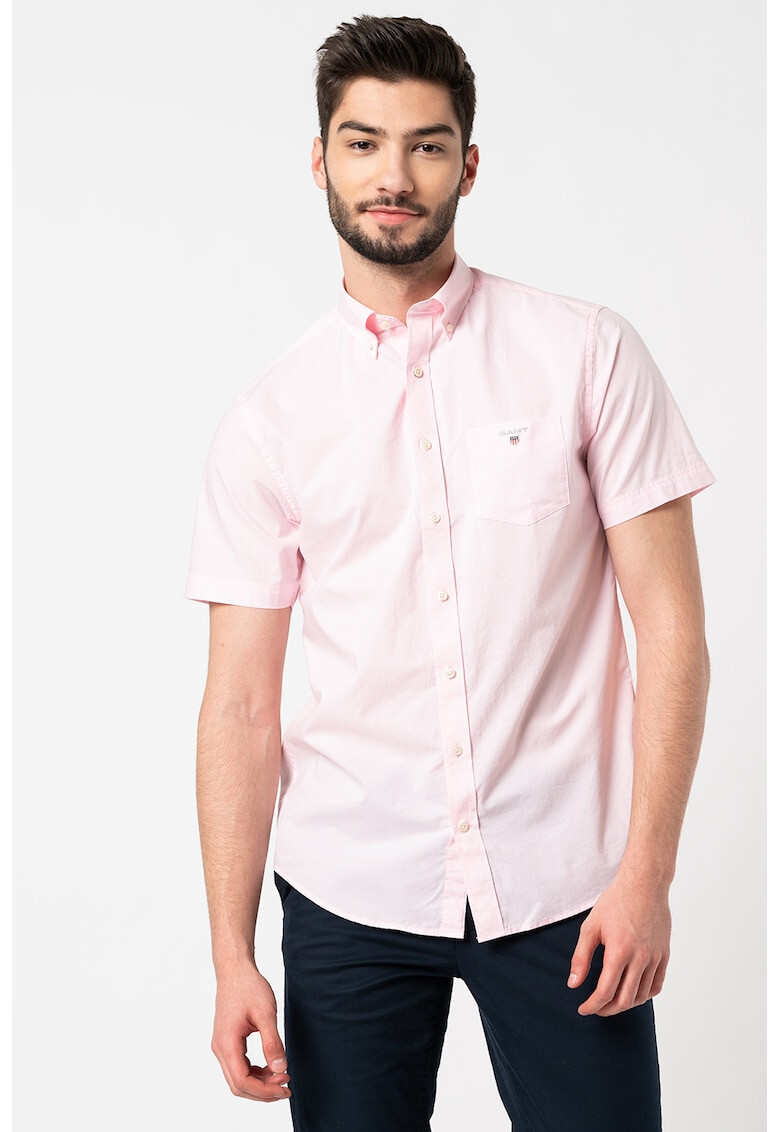 Gant Риза Broadcloth с къси ръкави - Pepit.bg