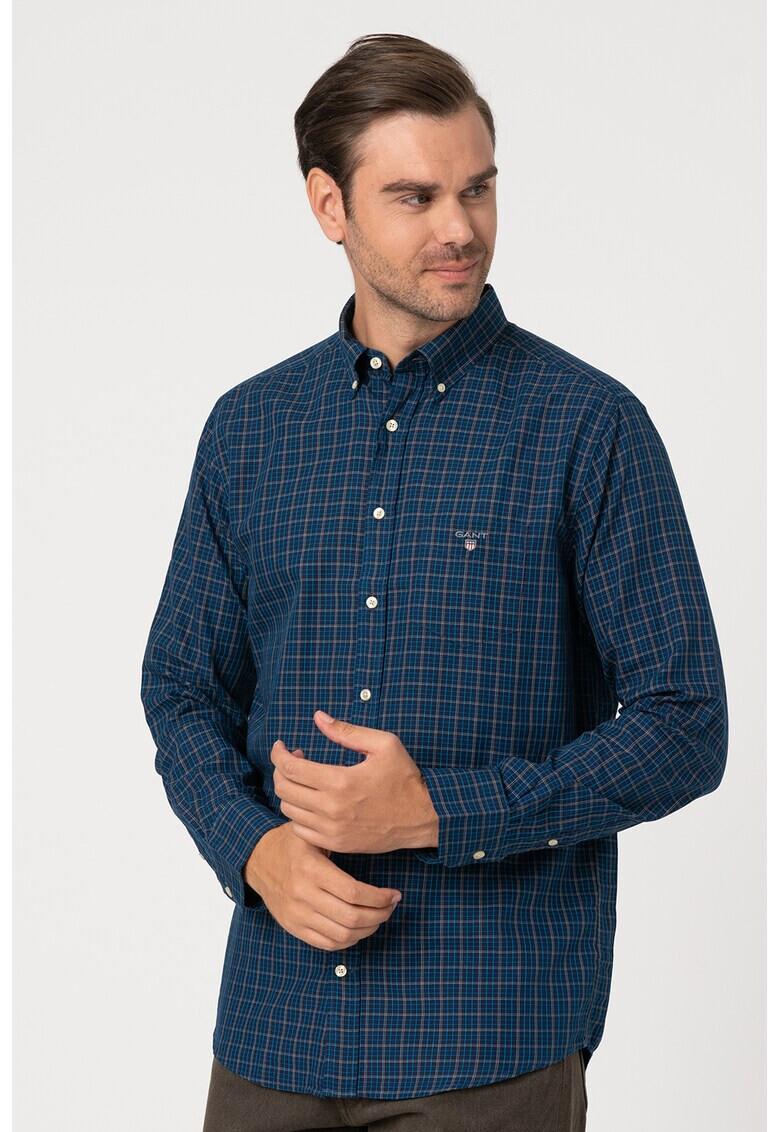 Gant Риза Oxford с десен - Pepit.bg