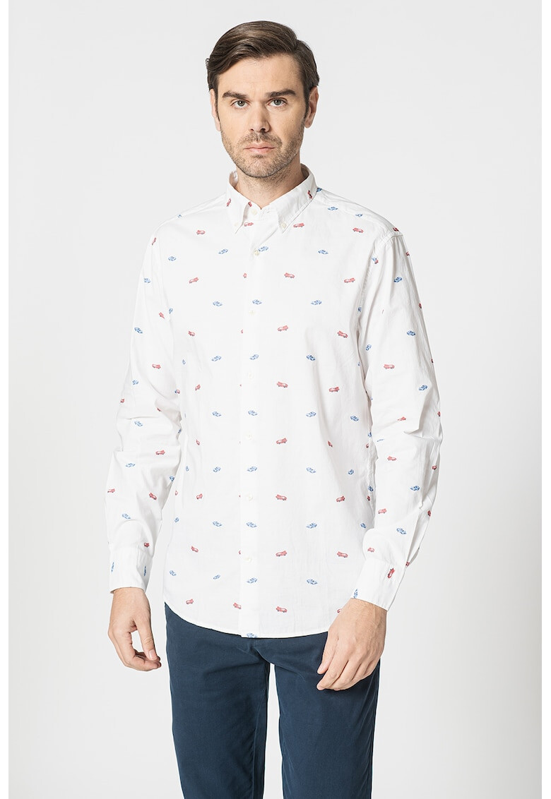 Gant Риза Oxford с принт - Pepit.bg