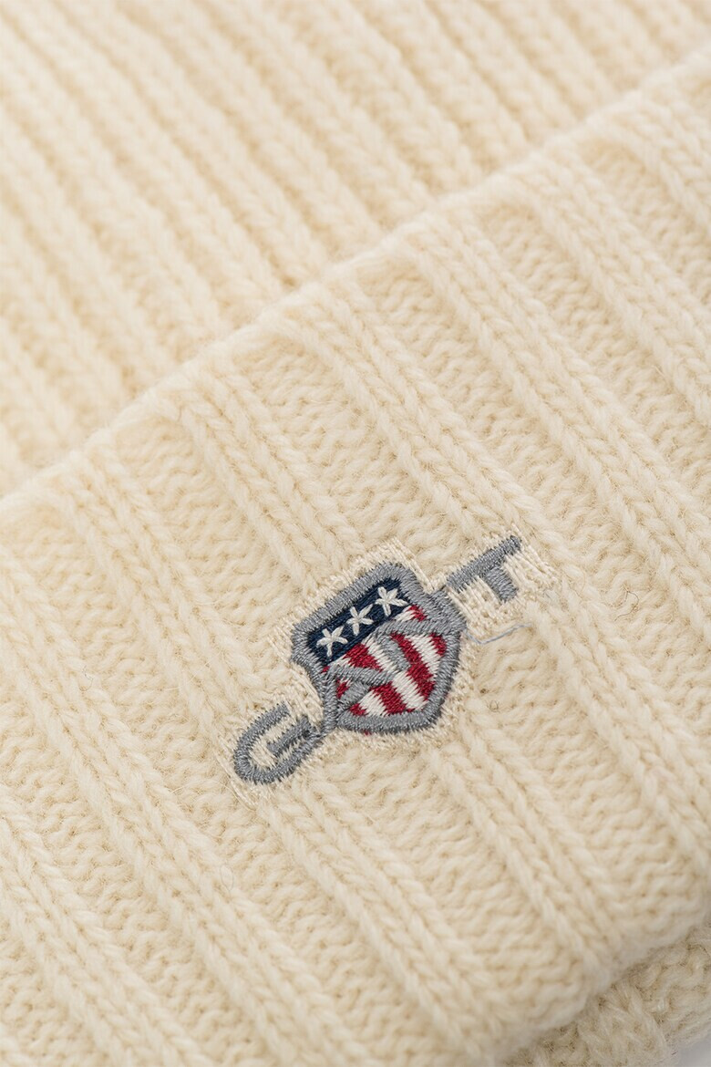 Gant Шапка Shield с вълна и рипс - Pepit.bg