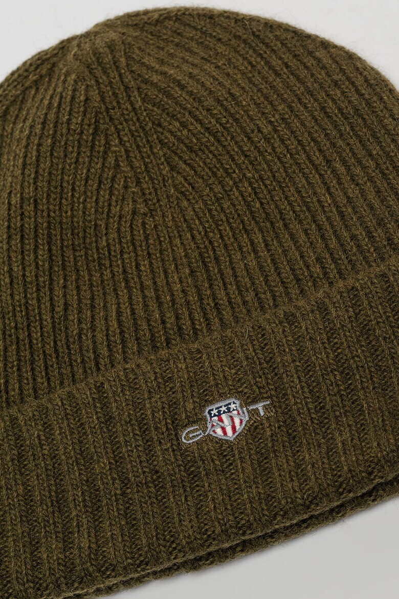 Gant Шапка Shield с вълна и рипс - Pepit.bg