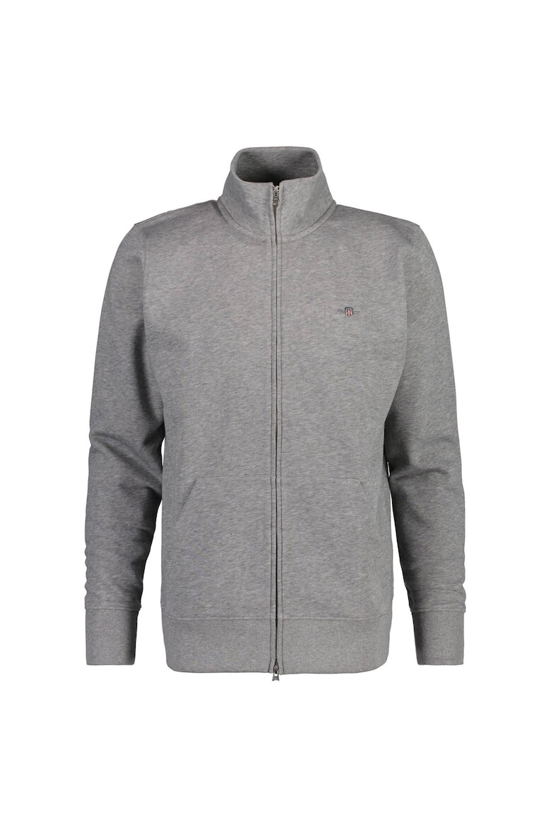 Gant Суитшърт Shield с цип - Сив - Pepit.bg