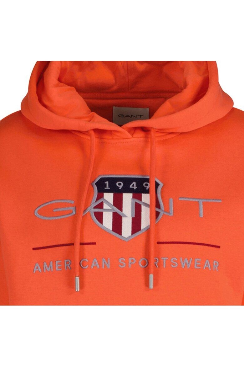 Gant Свободно худи Archive Shield - Червен - Pepit.bg