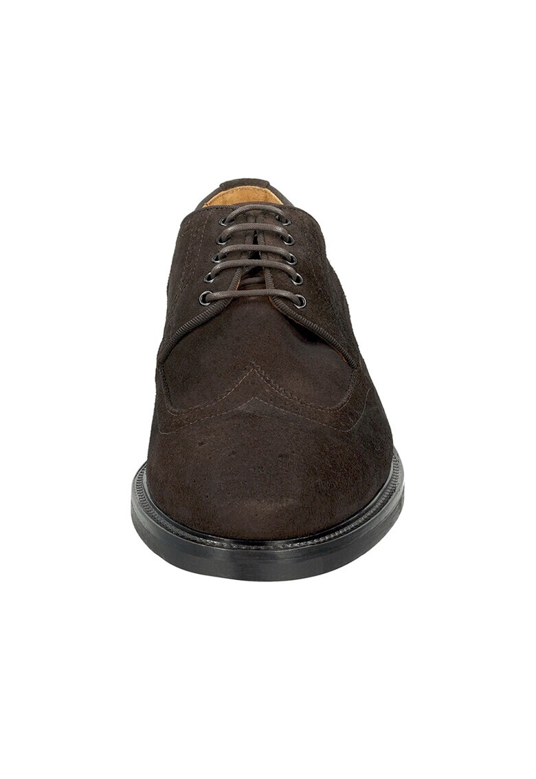 Gant Велурени обувки Brogue - Pepit.bg