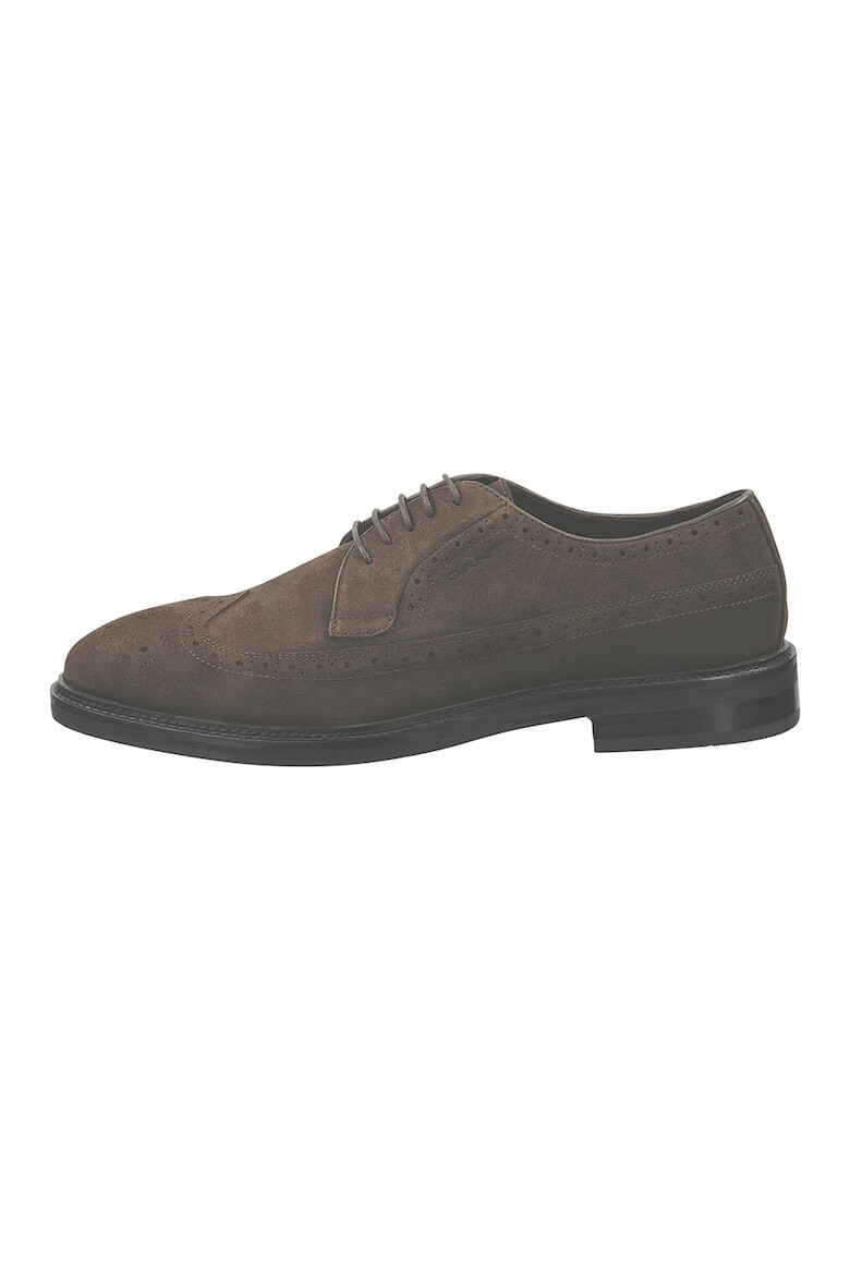 Gant Велурени обувки Oxford - Pepit.bg