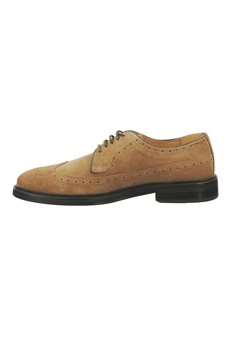 Gant Велурени обувки Oxford - Pepit.bg