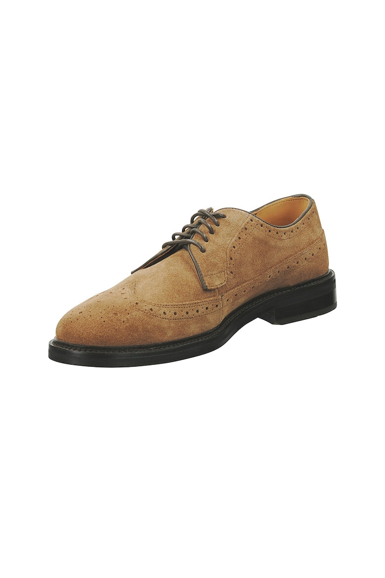 Gant Велурени обувки Oxford - Pepit.bg