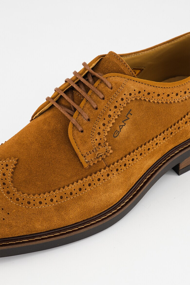 Gant Велурени обувки St Akron Derby - Pepit.bg