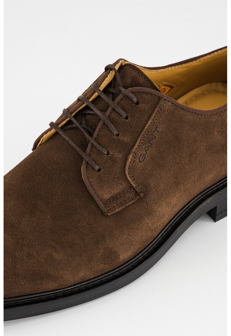 Gant Велурени обувки St Akron Derby - Pepit.bg