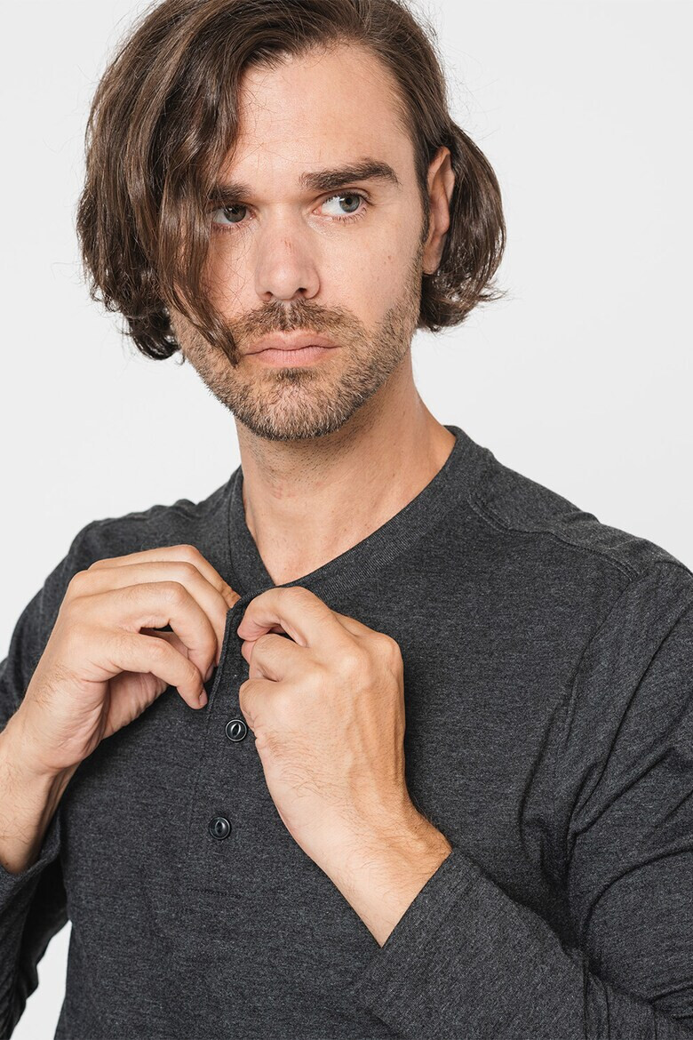 GAP Блуза с деколте Henley - Pepit.bg