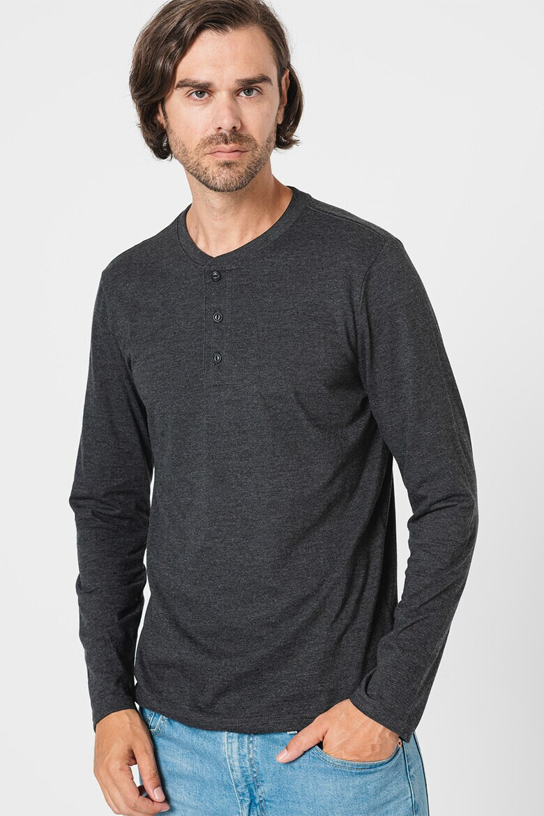 GAP Блуза с деколте Henley - Pepit.bg