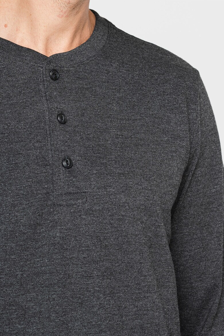 GAP Блуза с деколте Henley - Pepit.bg