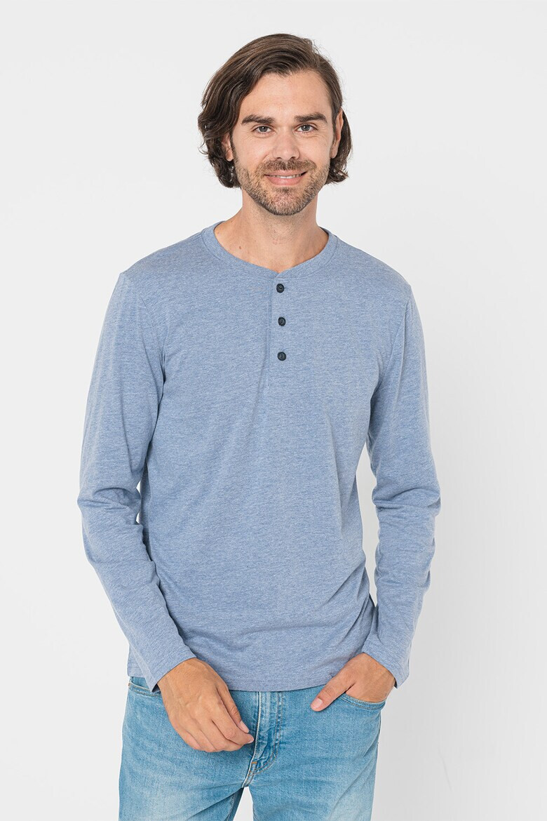 GAP Блуза с деколте Henley - Pepit.bg