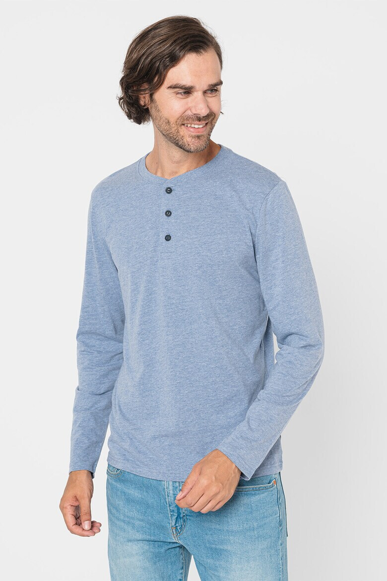 GAP Блуза с деколте Henley - Pepit.bg