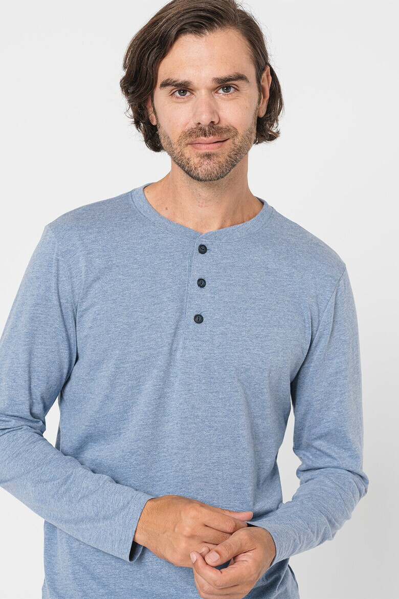 GAP Блуза с деколте Henley - Pepit.bg