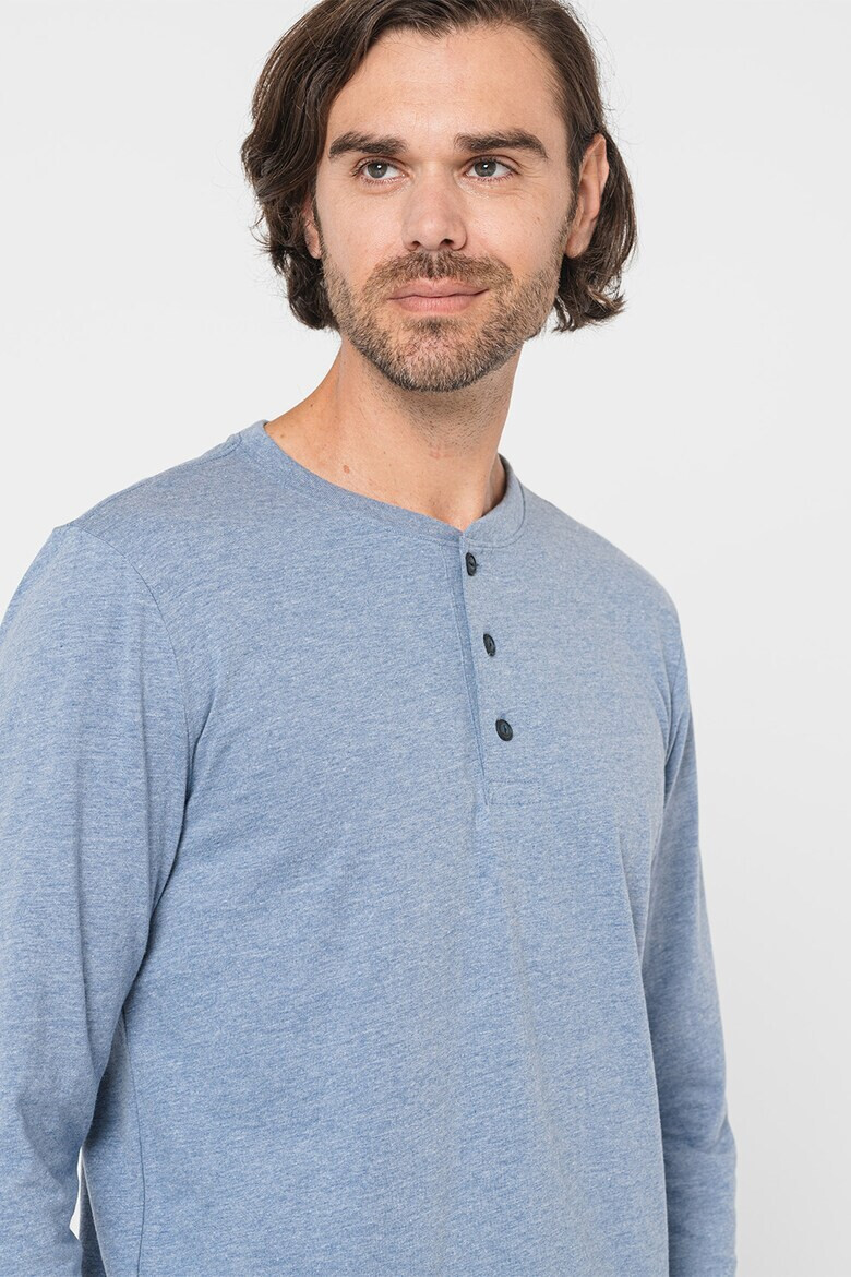 GAP Блуза с деколте Henley - Pepit.bg