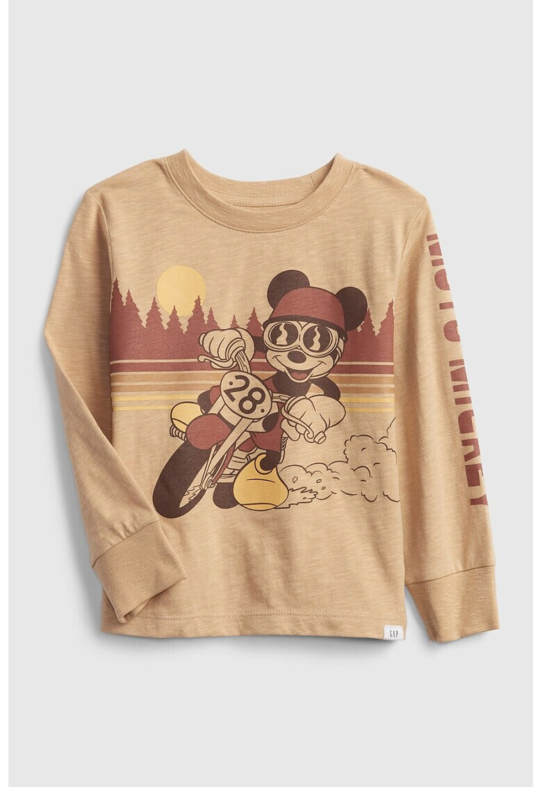 GAP Блуза с овално деколте и шарка Mickey-Mouse - Pepit.bg