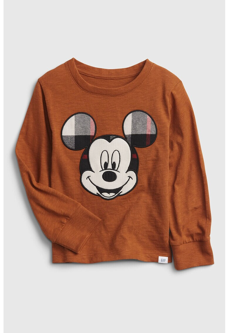 GAP Блуза с овално деколте и шарка Mickey-Mouse - Pepit.bg