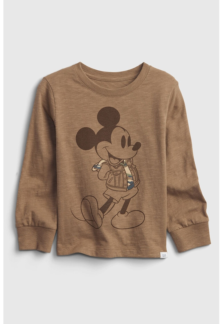 GAP Блуза с овално деколте и шарка Mickey-Mouse - Pepit.bg