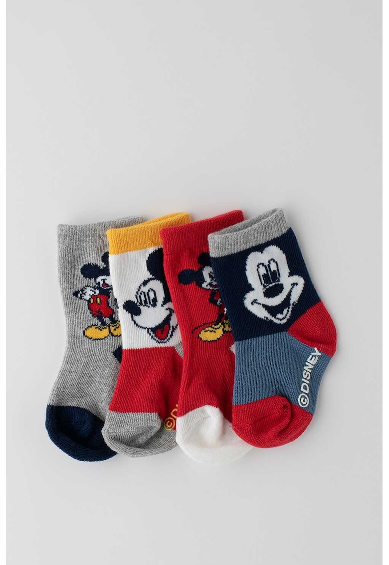 GAP Чорапи с Mickey Mouse тема 4 чифта - Pepit.bg