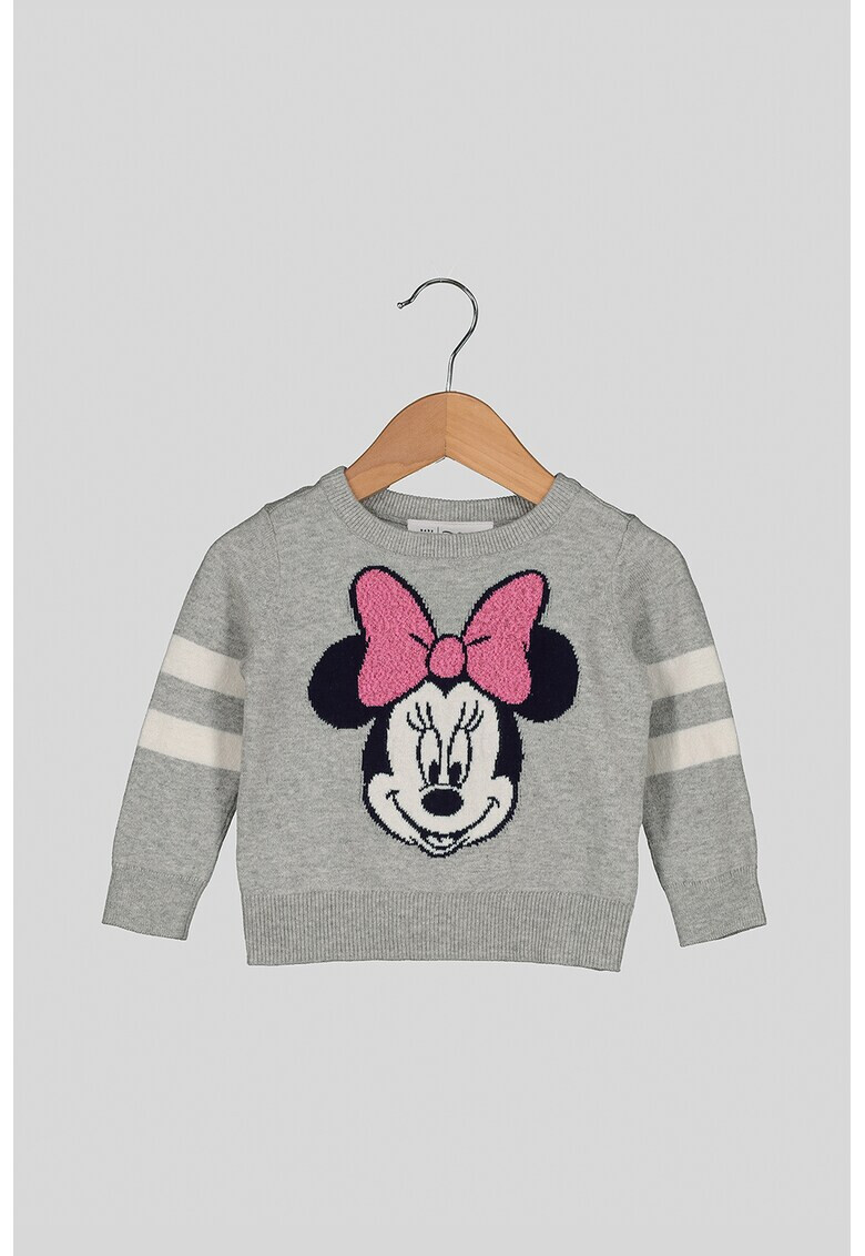 GAP Фино плетен пуловер с щампа на Minnie Mouse - Pepit.bg