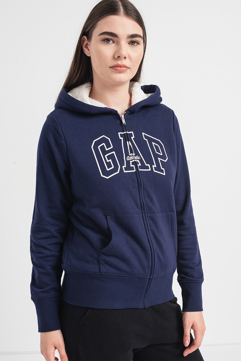 GAP Худи с цип и лого - Pepit.bg