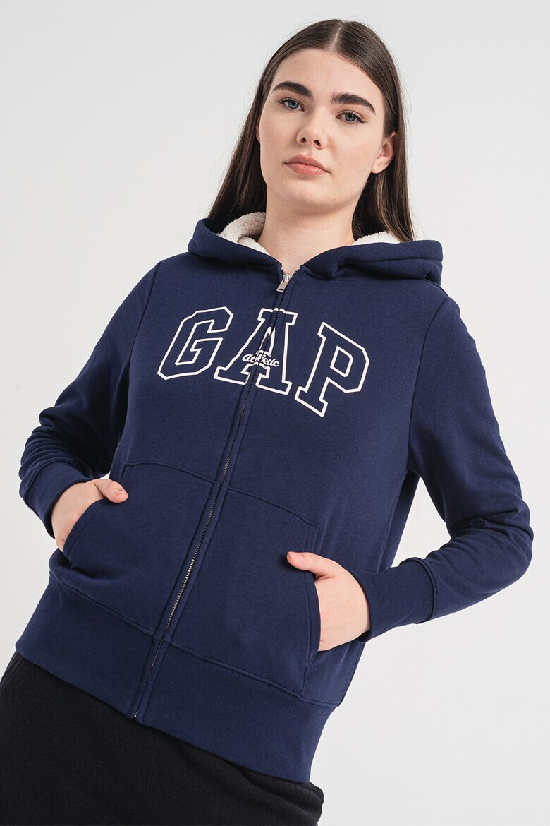 GAP Худи с цип и лого - Pepit.bg