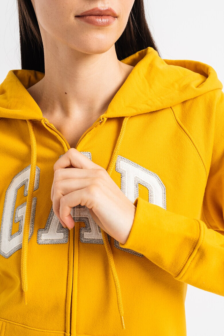 GAP Худи с цип и пришито лого - Pepit.bg