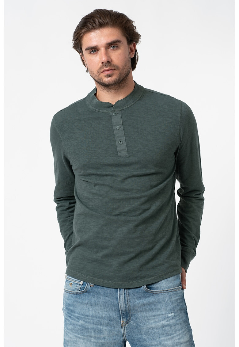 GAP Памучна блуза Henley - Pepit.bg
