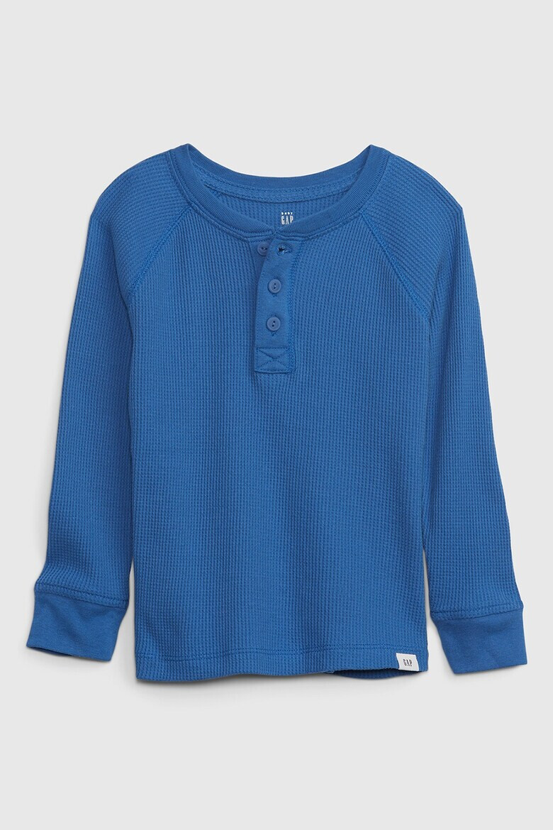 GAP Памучна блуза Henley - Pepit.bg