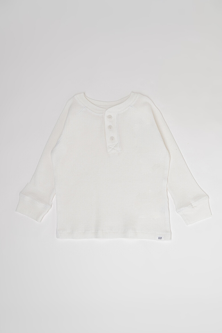 GAP Памучна блуза Henley - Pepit.bg