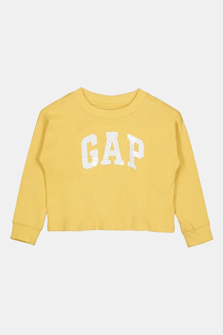 GAP Памучна блуза с лого - Pepit.bg