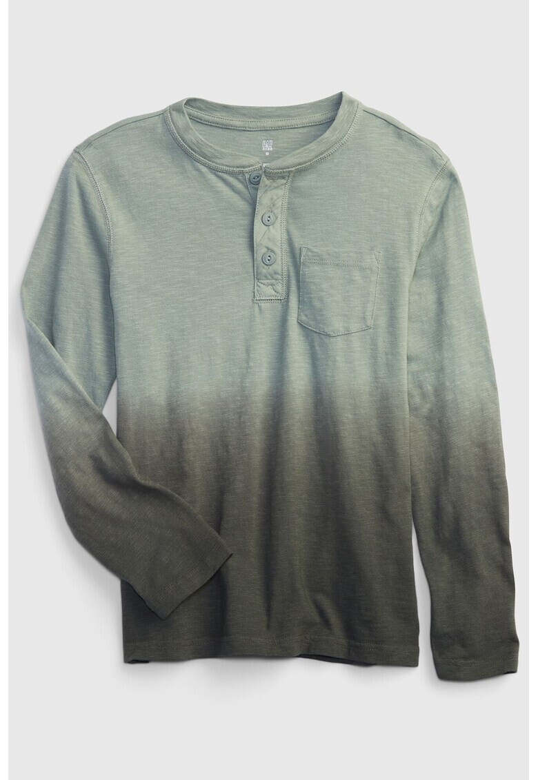 GAP Памучна блуза тип Henley - Pepit.bg