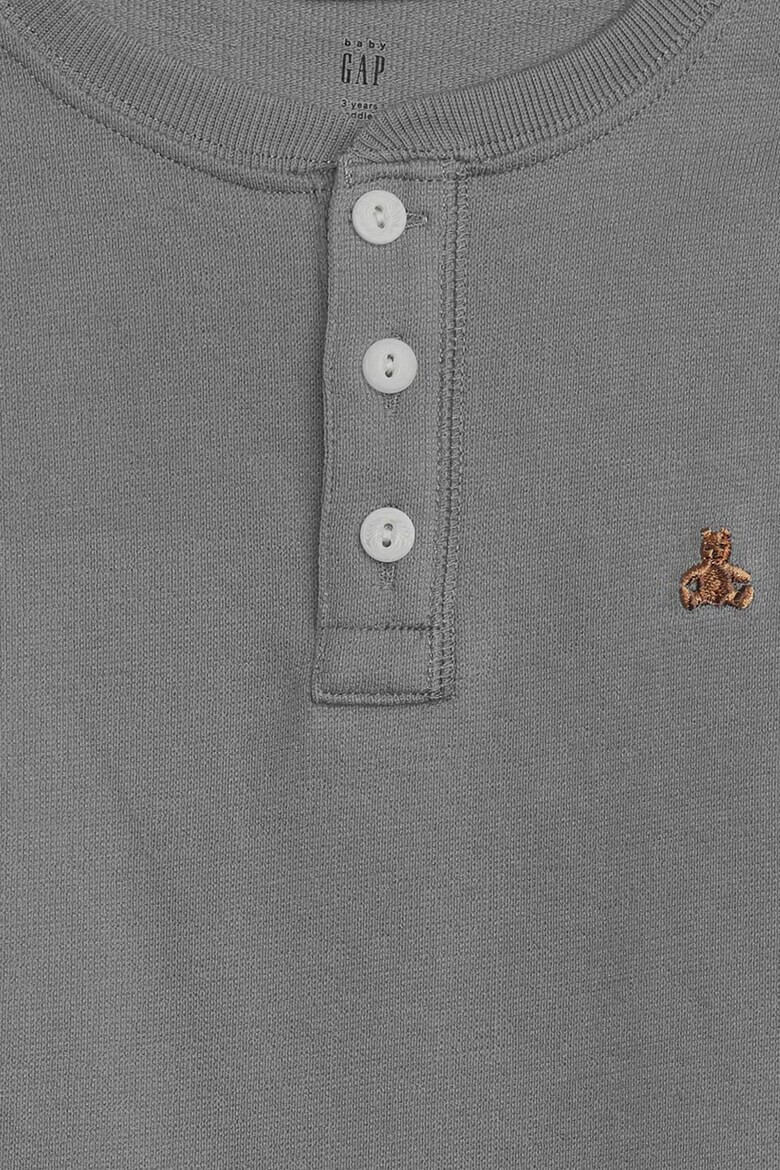 GAP Памучна блуза тип Henley - Pepit.bg