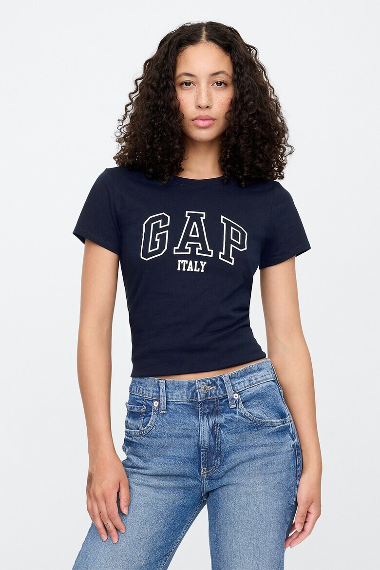 GAP Памучна слим тениска - Pepit.bg