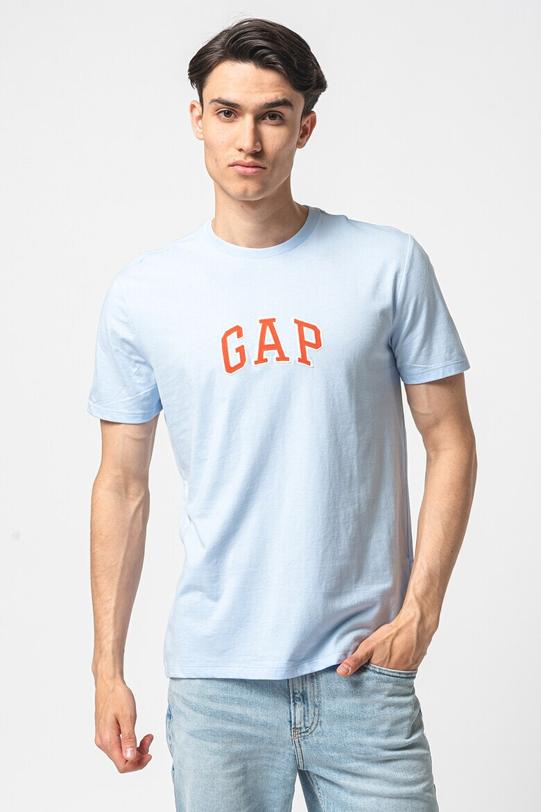 GAP Памучна тениска с бродирано лого - Pepit.bg