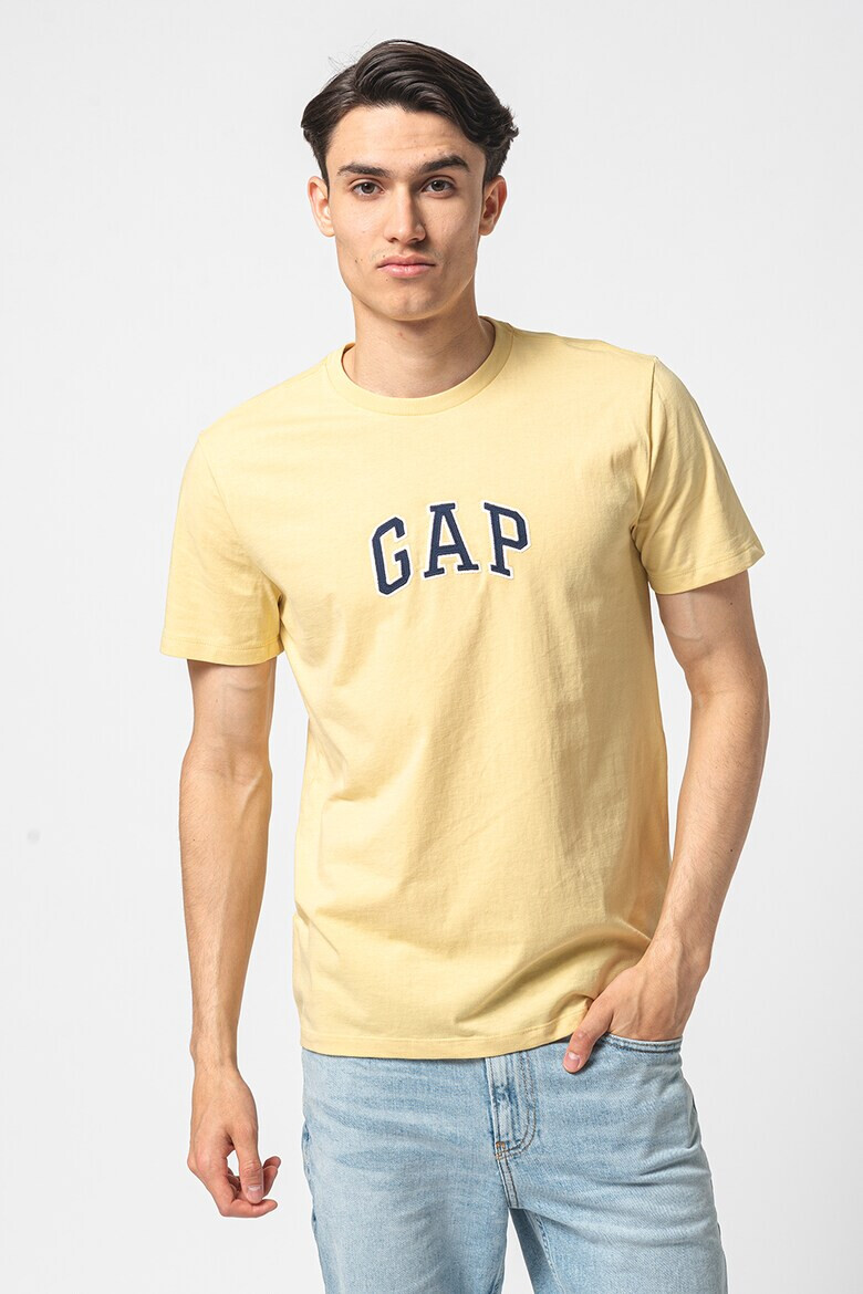 GAP Памучна тениска с бродирано лого - Pepit.bg