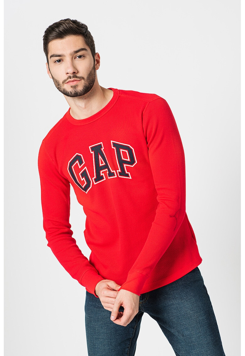 GAP Релефна блуза с лого - Pepit.bg