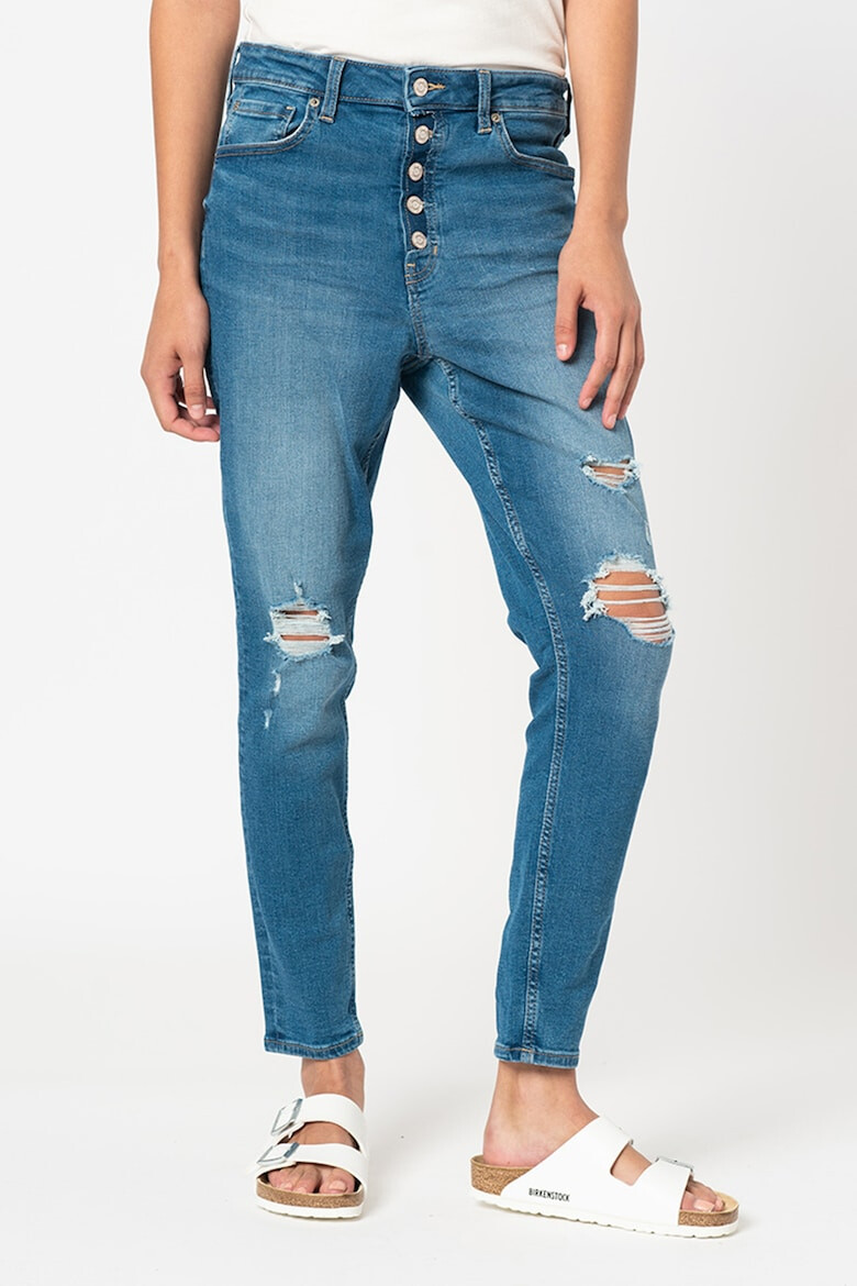 GAP Силно прилепнали дънки с висока талия - Pepit.bg
