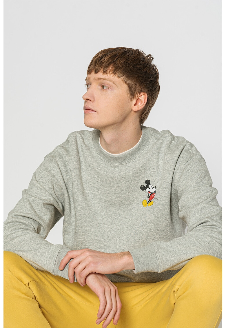 GAP Суитшърт с овално деколте и Mickey Mouse - Pepit.bg