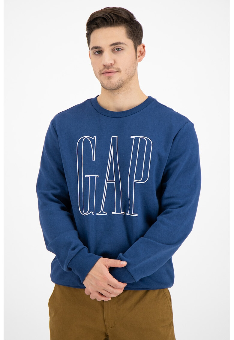 GAP Суитшърт с уголемено лого - Pepit.bg