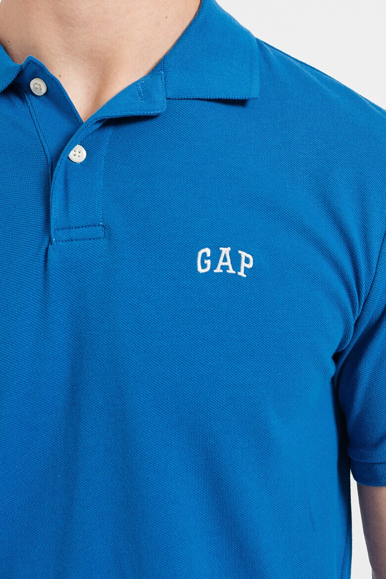 GAP Тениска от пике с яка - Pepit.bg