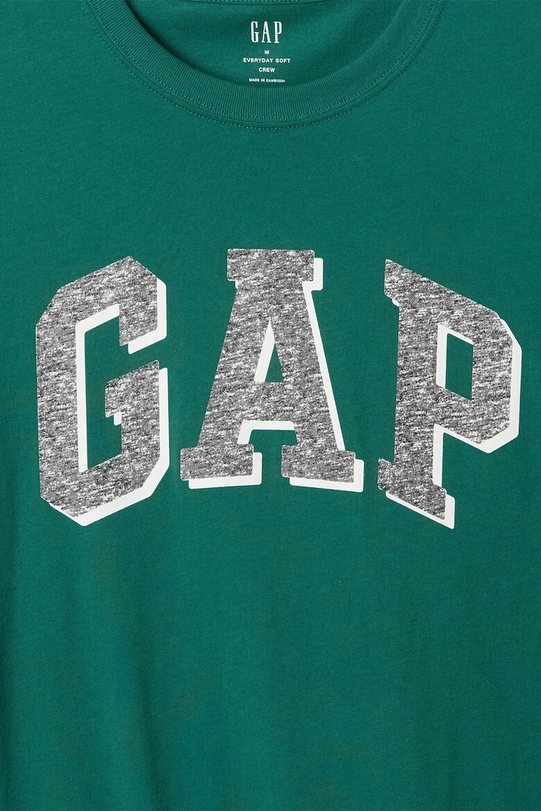 GAP Тениска с контрастно лого - Pepit.bg