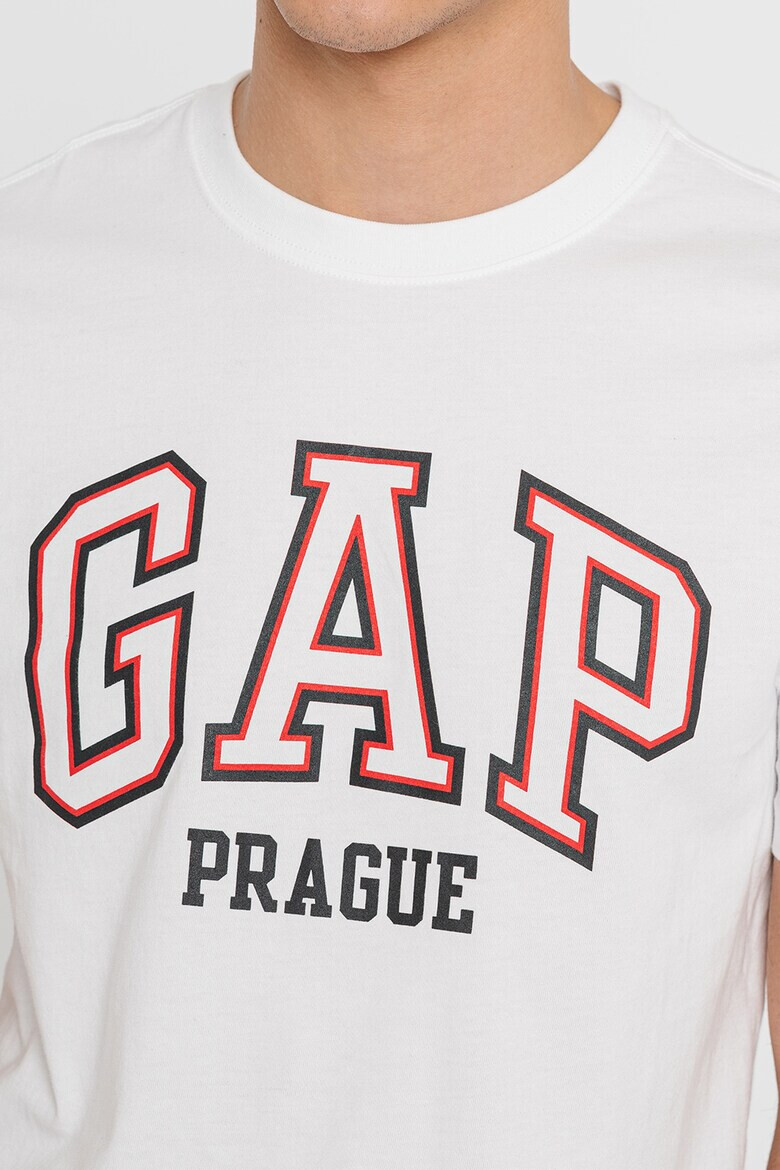 GAP Тениска с контрастно лого - Pepit.bg