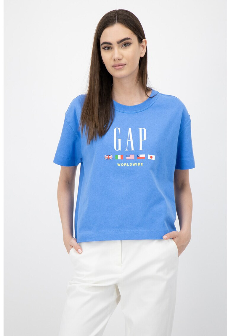 GAP Тениска с лого a - Pepit.bg