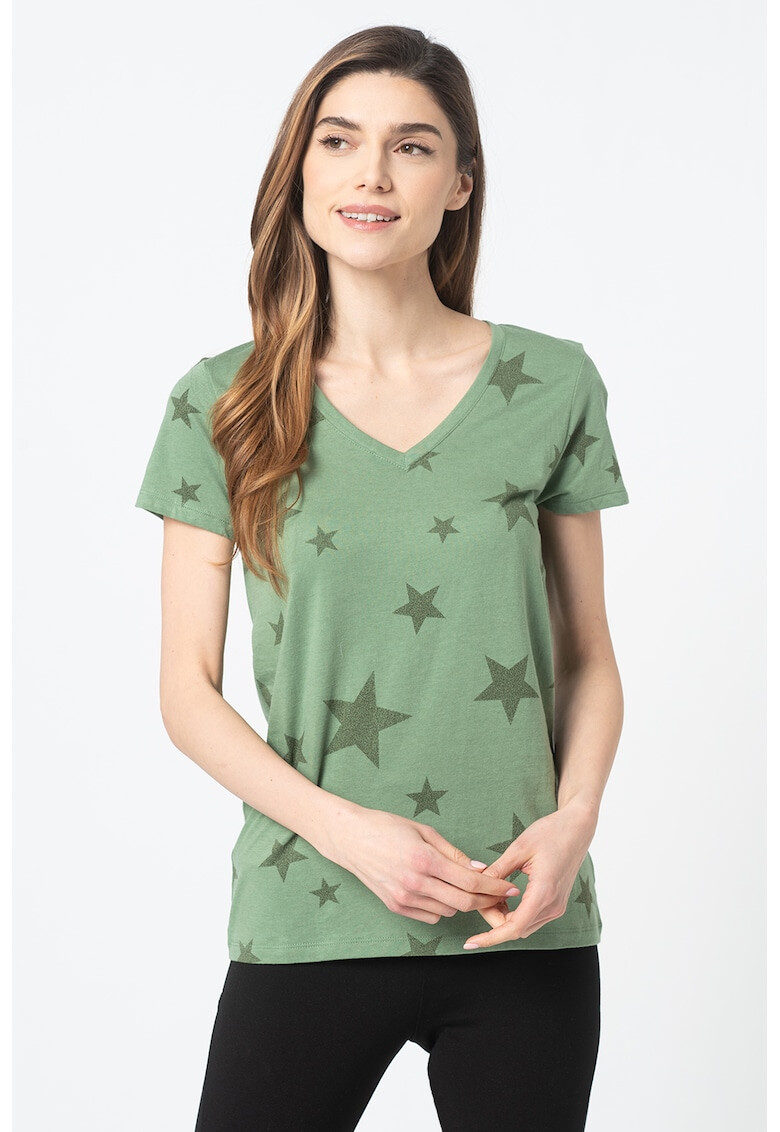 GAP Тениска с модал с шпиц 000443005 - Pepit.bg