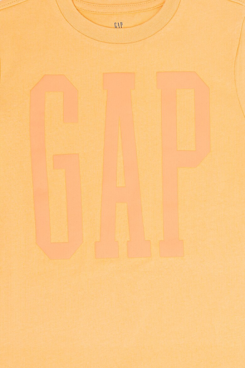 GAP Тениска с овално деколте и лого - Pepit.bg
