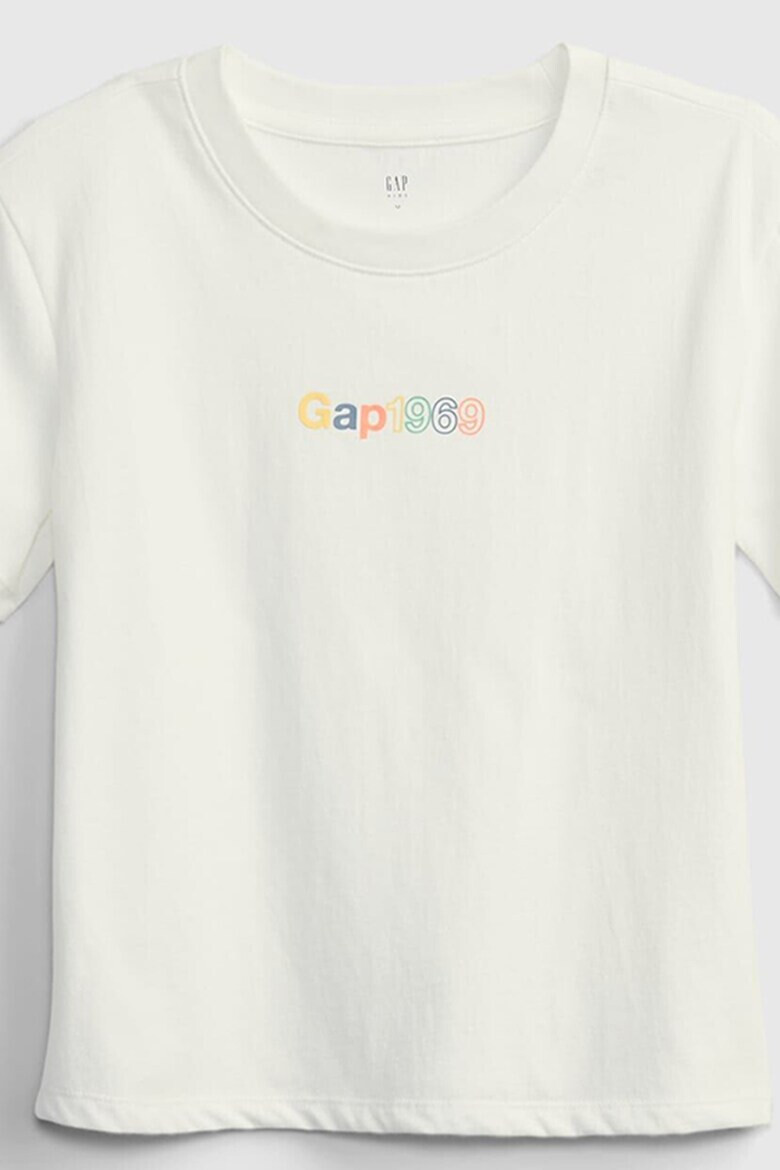 GAP Тениска с овално деколте и шарка - Pepit.bg