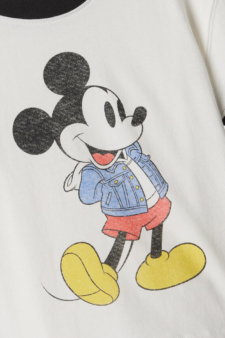 GAP Тениска с шарка на Mickey Mouse - Pepit.bg